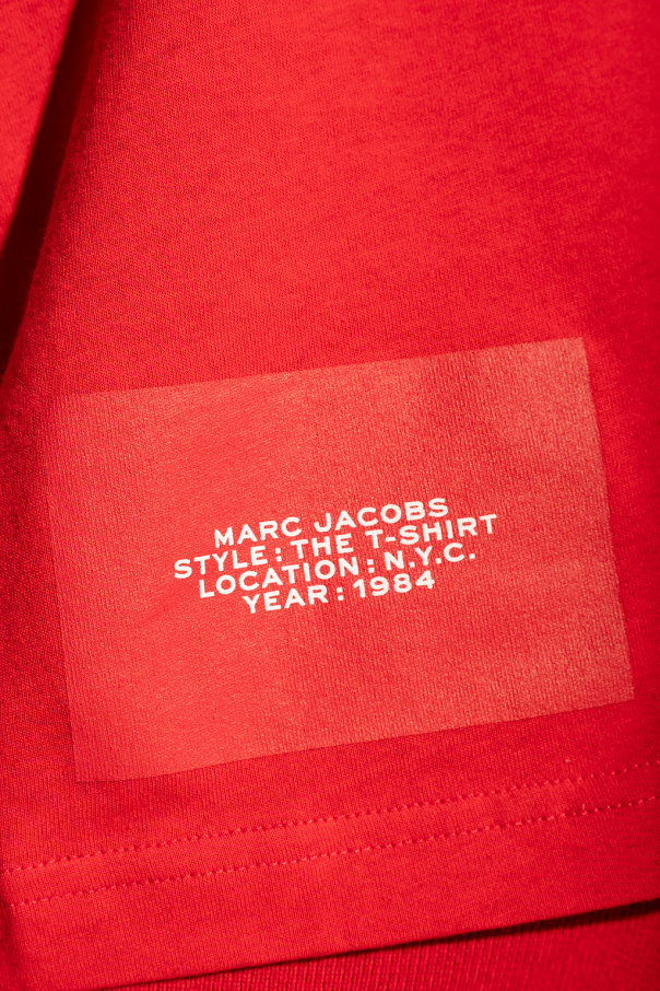 Red T - shirt with logo Marc Jacobs - SchaferandweinerShops